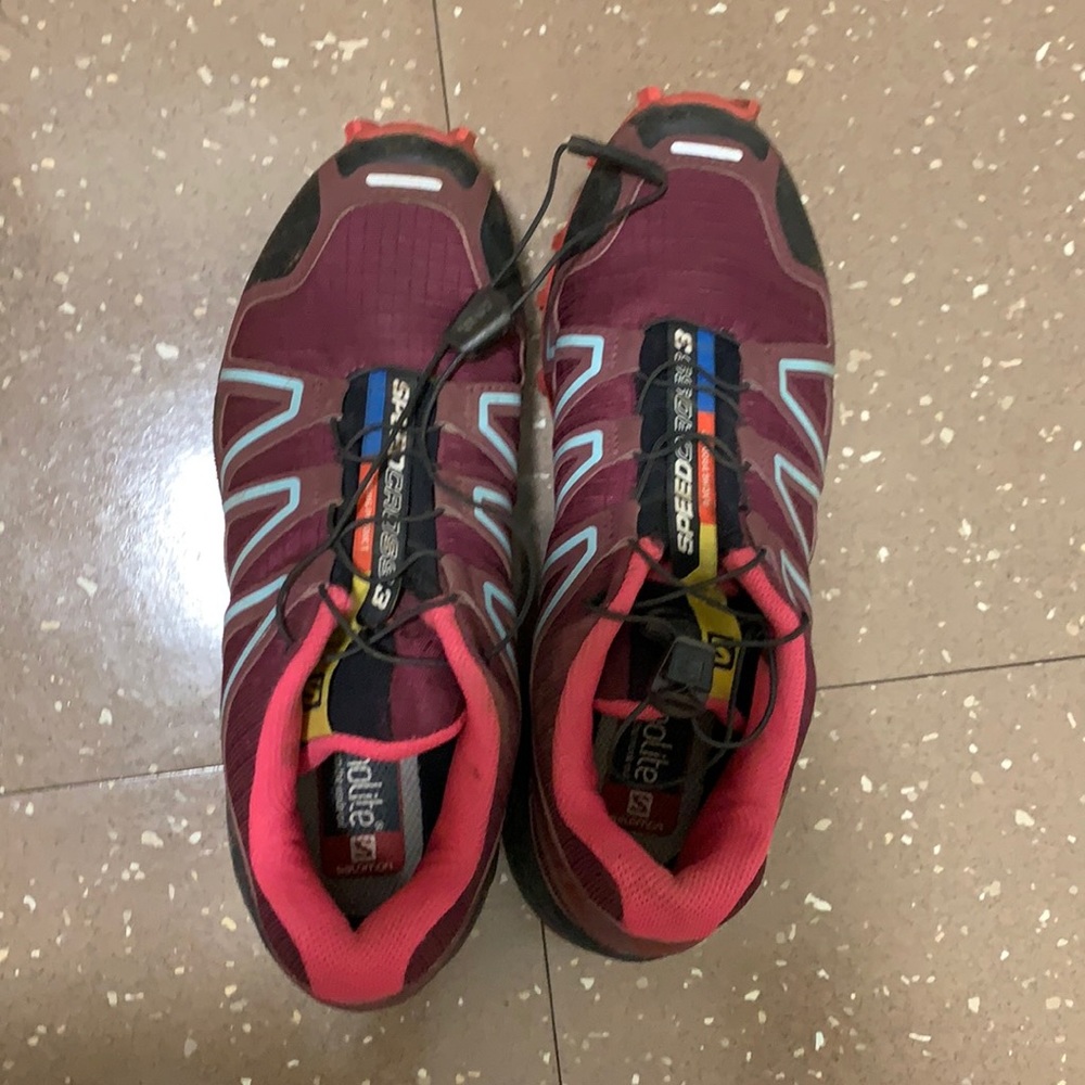 Salomon Speedcross 3 Women’s Size 7 Trail Running Shoes Pink & Purple